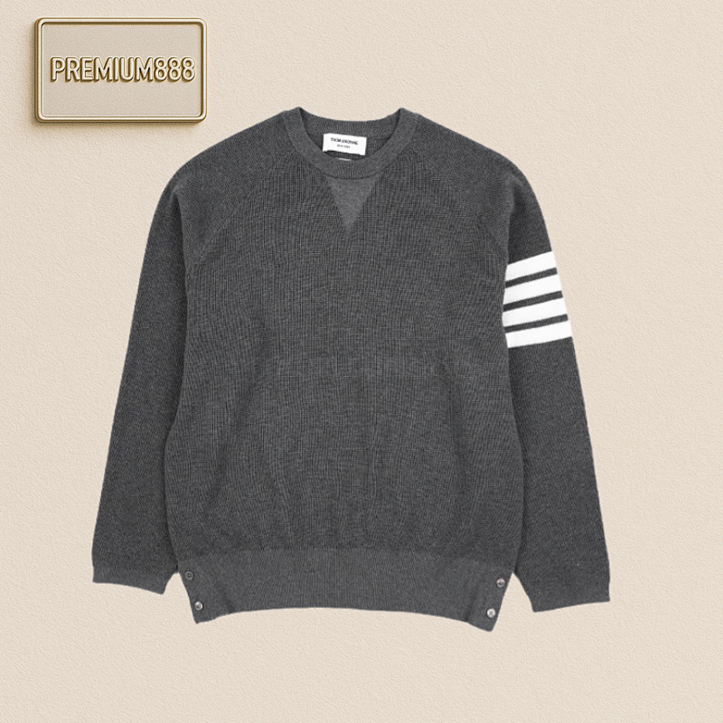 TB 25Fw Neckline Triangular Round Neck Sweater