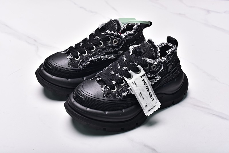 Smilerepublic Smile Queen Classic Open Smile 2.0 Daddy Shoes Black