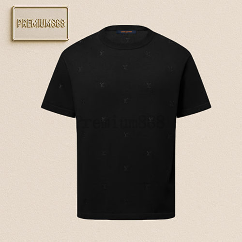 Louis Vuitton LV Is Covered In Embroidered Wool With Short Sleeves