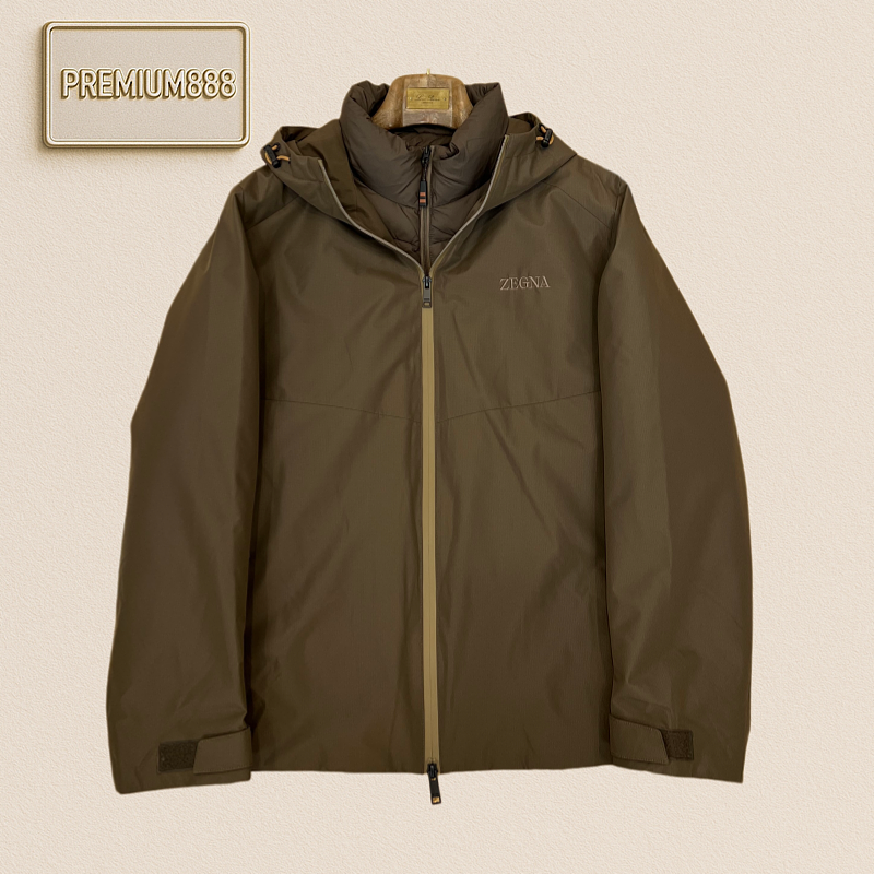 Zegna Jenia Detachable Inner Liner Two-Piece Down Jacket