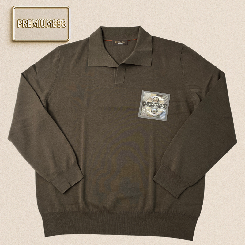 LP Autumn Winter New Collection - The King's Gift Series - Seagull Collar Polo Long-Sleeve