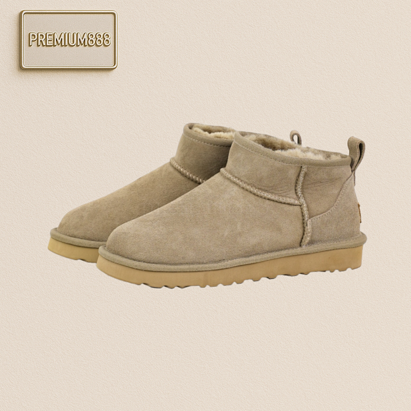 Ugg Classic Mini Basic Low-top SeriesProduced With Henan Longfeng Leather Made Of Lambskin