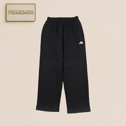 Balenciaga IB Reflective Print Straight-leg Pants