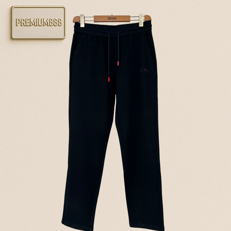 Kiton Quinton Embroidered Straight Fit Casual Pants