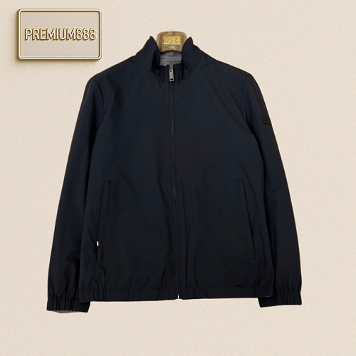 Zegna Jenia Stand-up Collar Reversible Casual Jacket