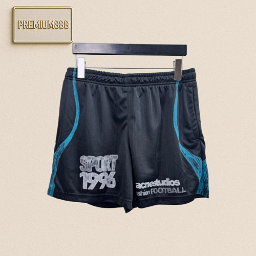 Acne Studios Color-Matched Letter Print Texture Sports Shorts