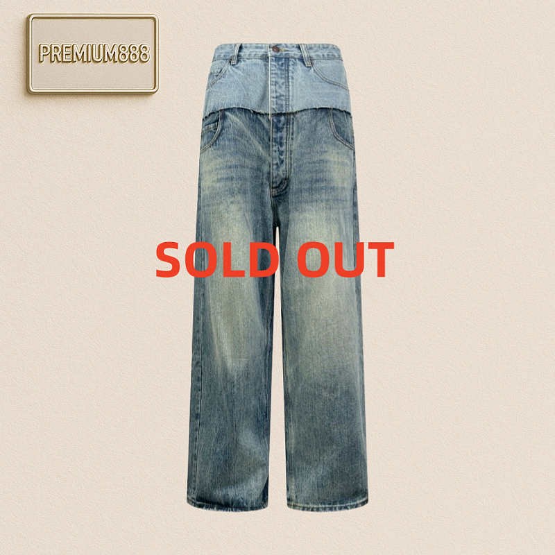 Balenciaga Patchwork Pocket Jeans