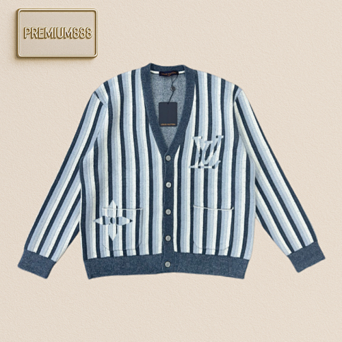 Louis Vuitton LV Striped Wool Cardigan