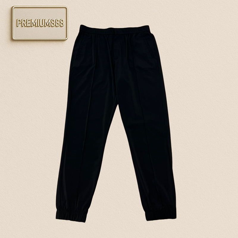 Zegna Jenia Quick-Dry Striped Casual Pants