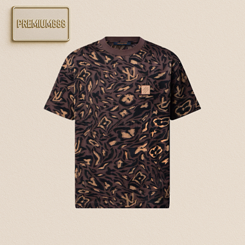 Louis Vuitton LV Leopard Print Jacquard T-shirt