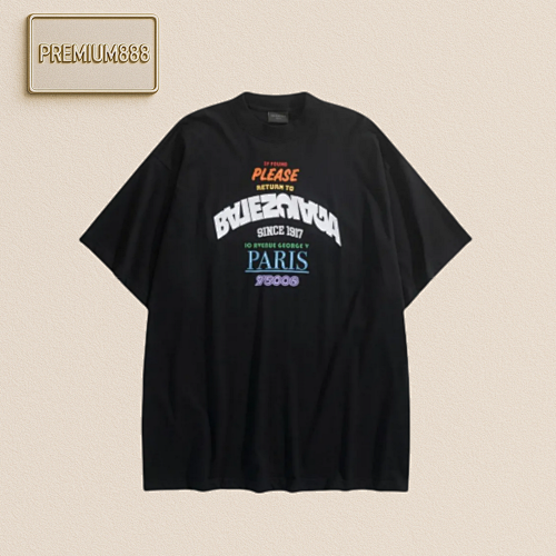 BA Returns To Paris Round Neck Short Sleeve