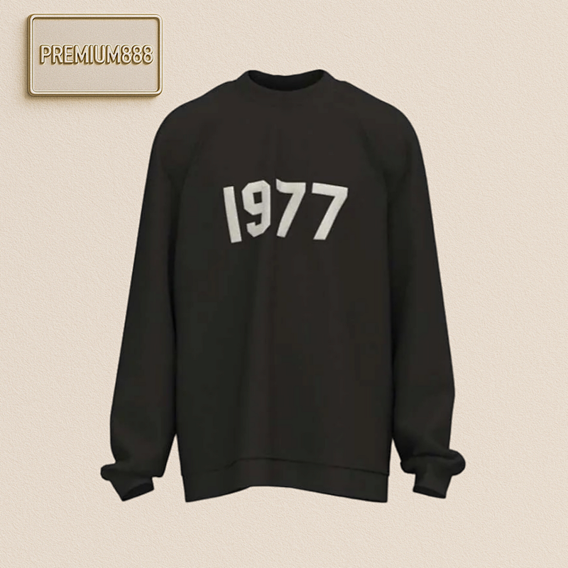 Ess Ential Fe Ar Of Go D 1977 Black Orange Crewneck Sweatshirt