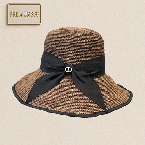 Dior's New Straw Hat Sunshade Beach Straw Hat Head Circumference 57cm
