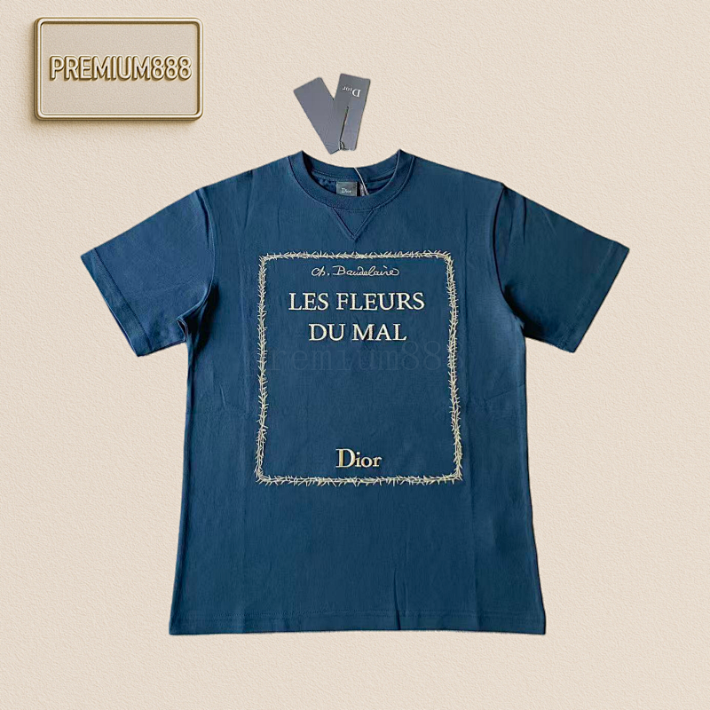 Dr Thorn Embroidered Round-neck Short-sleeved Shirt