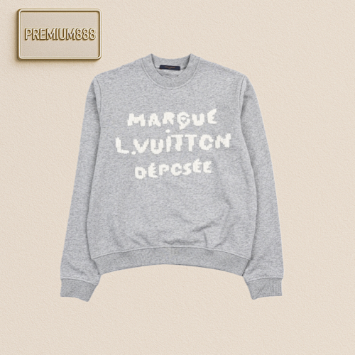 Off-White Thick Thread Water-soluble Embroidery Sweatshirt In Grey