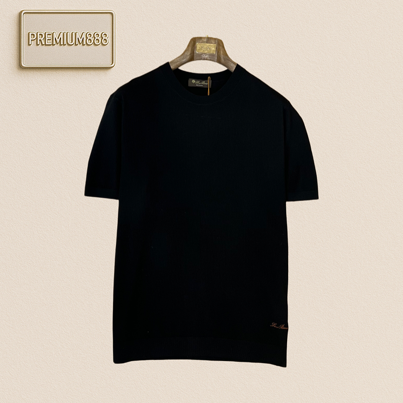 Loro Piana Woofie Knitted Short Sleeve Shirt