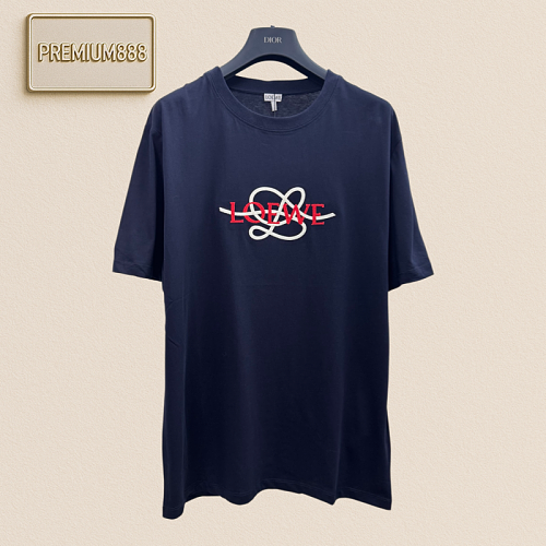 Loew Logo Embroidered Short-Sleeved T-Shirt