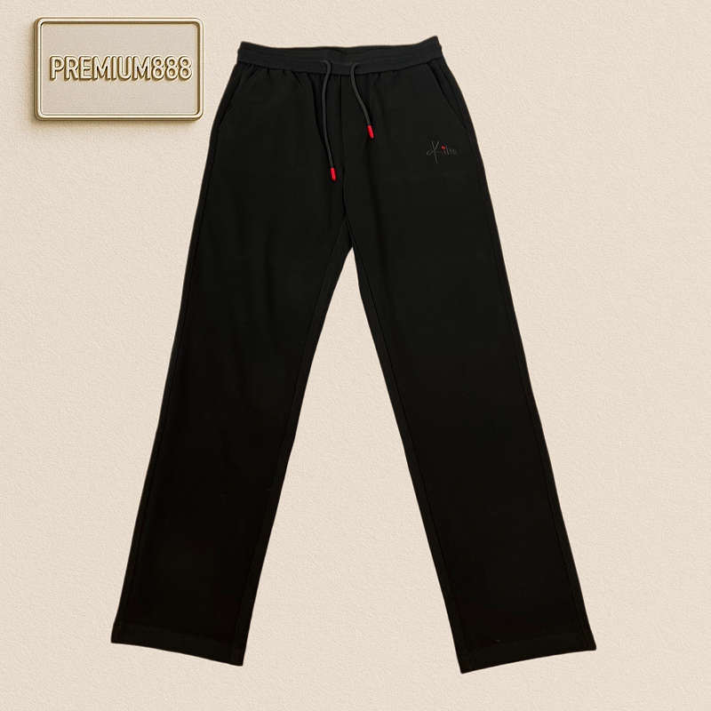 Kiton Quinton Embroidered Straight Fit Casual Pants