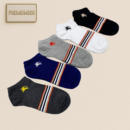 Burberry Short Socks - Men's And Women's Are The Same. Available At The Store At The Same