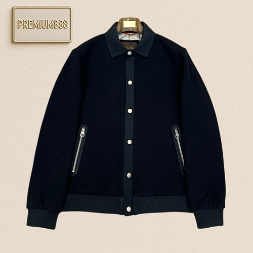 Loro Piana No. Yoo Pianya Collar Buttoned Baseball Casual Jacket