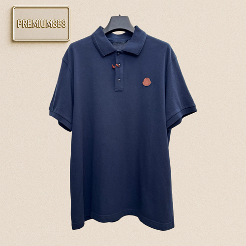 Mengkou Logo Patch Polo Shirt Short Sleeve