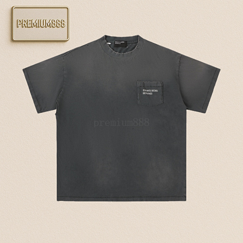 Erd Melancholic Rich Second Generation Pocket Logo Destroys Short Sleeves