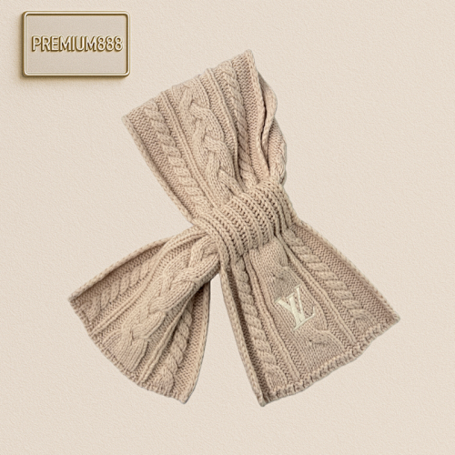 Louis Vuitton LV All-wool Knitted Scarf