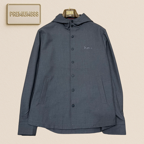 Kiton Knt Series Hooded Casual Shirt Jacket