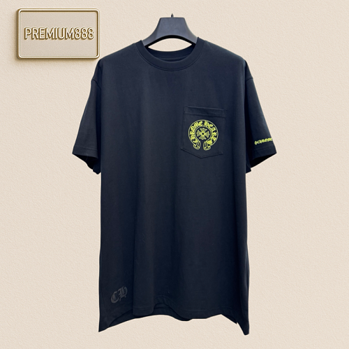 Crozier Fluorescent Yellow Horse Hoof Print Short-Sleeved T-Shirt