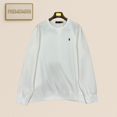 Ralph Lauren Ruff Lauren Horse Logo Round Neck Long Sleeve T-Shirt