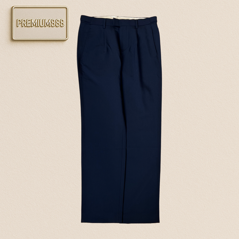 Zegna Jenia Simple Double Pleat Casual Pants