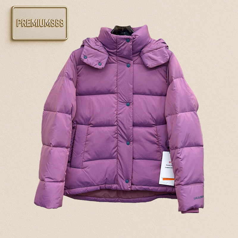Off-White Lululemon Five-check Cinched Waist Down Jacket