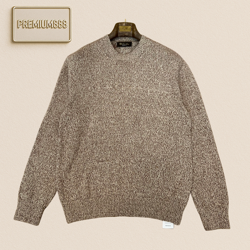 Loro Piana No. Yoo Pianya Flowy Colorful Round-neck Knit Sweater