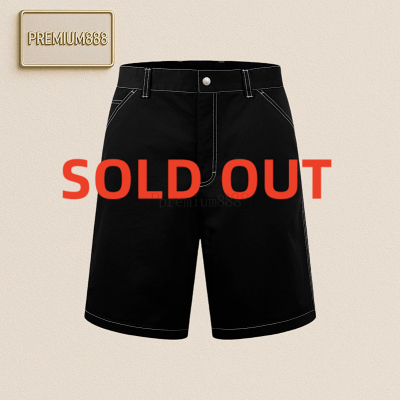 Prada PR Ada Triangle Logo Work Shorts