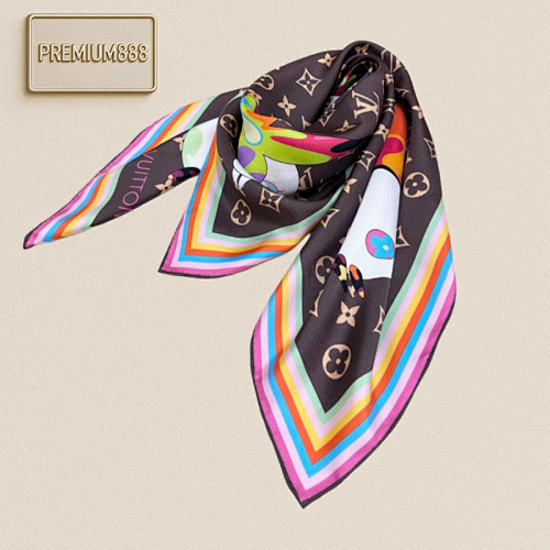 Louis Vuitton LV X TM Superflat 90 Square Scarf