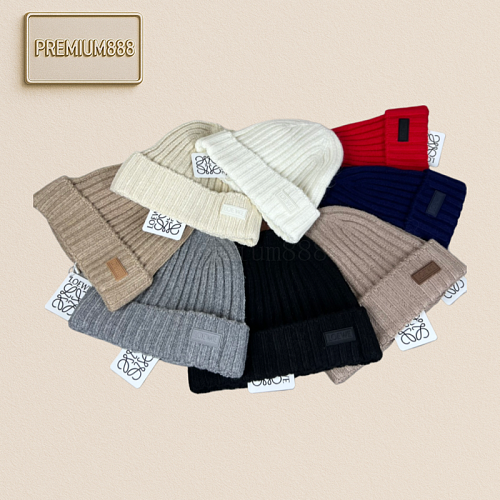 Loewe Classic Knitted Cap Look So Stylish Unisex Thickened For Better Warmth Fashionable A