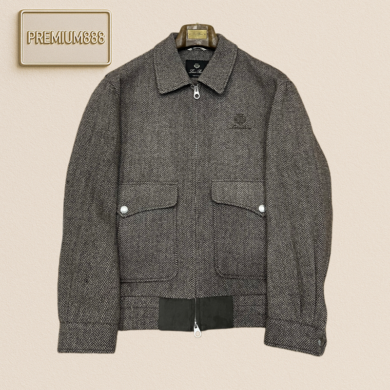Loro Piana Loafie Pattern Full Wool Blazer