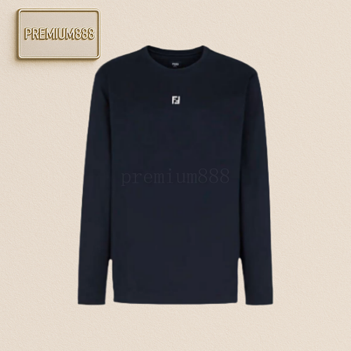 FD Metal F-logo Crew Neck Long Sleeves