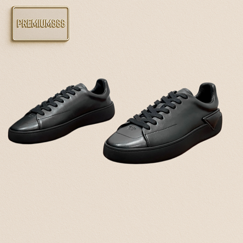 Prada Men's Court Leather Sport Shoes For Sale