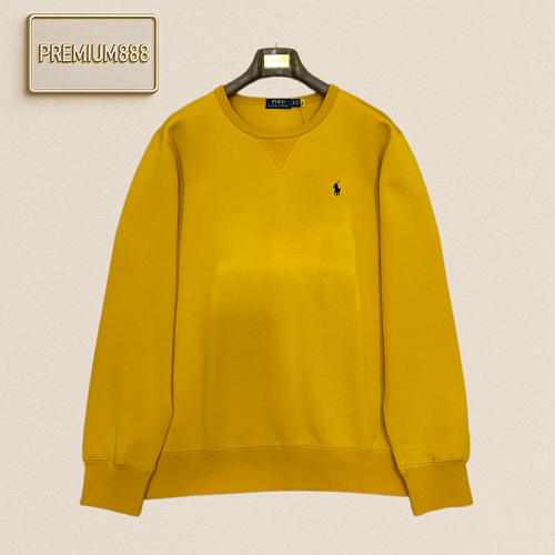 Ralph Lauren Ruff Lauren Horse Logo Round Neck Long Sleeve T-Shirt