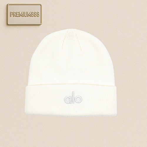 Alo Yoga Recycled Fiber Knit Hat - White