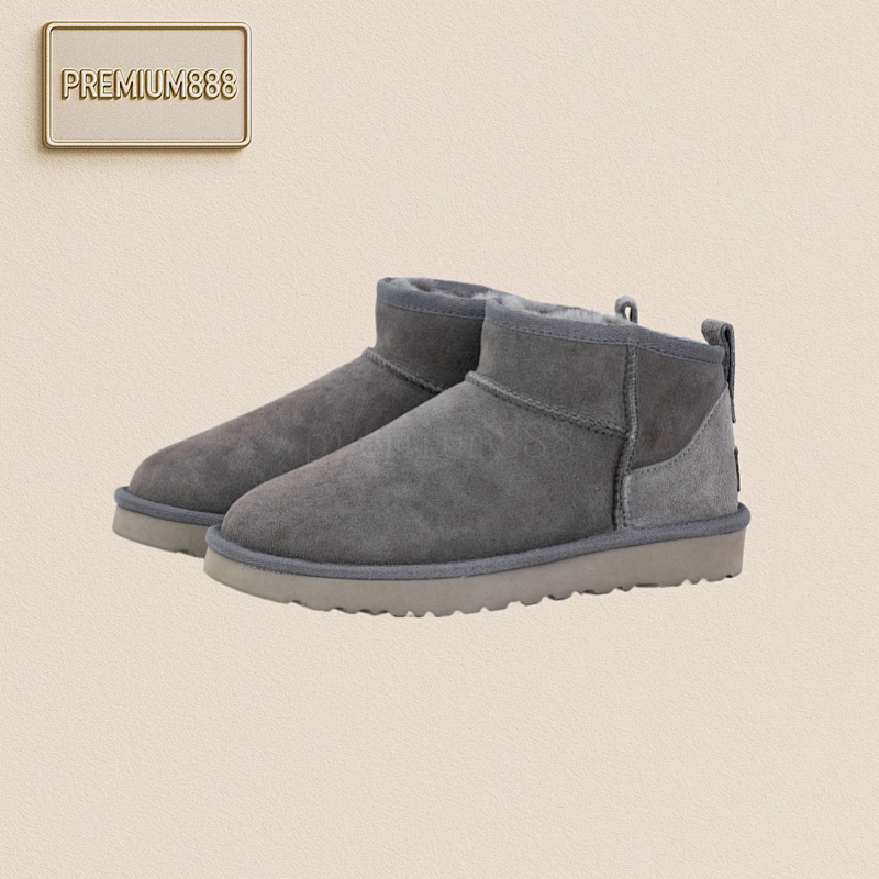 Ugg Classic Mini Basic Low-top Series Produced With Henan Longfeng Leather Made Of Lambski