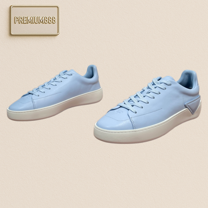 Prada Men's Court Leather Sport Shoes For Sale