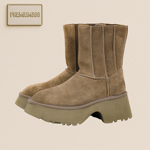 Ugg Fishman Thick-soled Pencil Boots With A 5cm Thick Sole