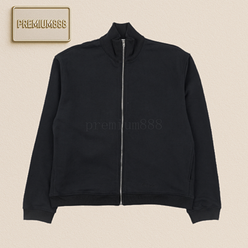 Acne Studios As 25Fw High-throw Letter Jacket With A Back - Black