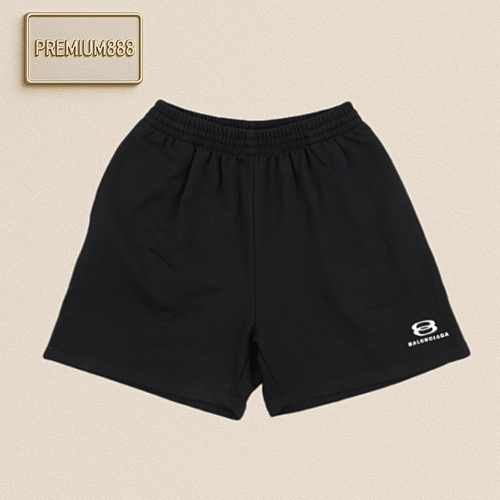 Balenciaga Balenci Aga Double-loop Embroidered Shorts