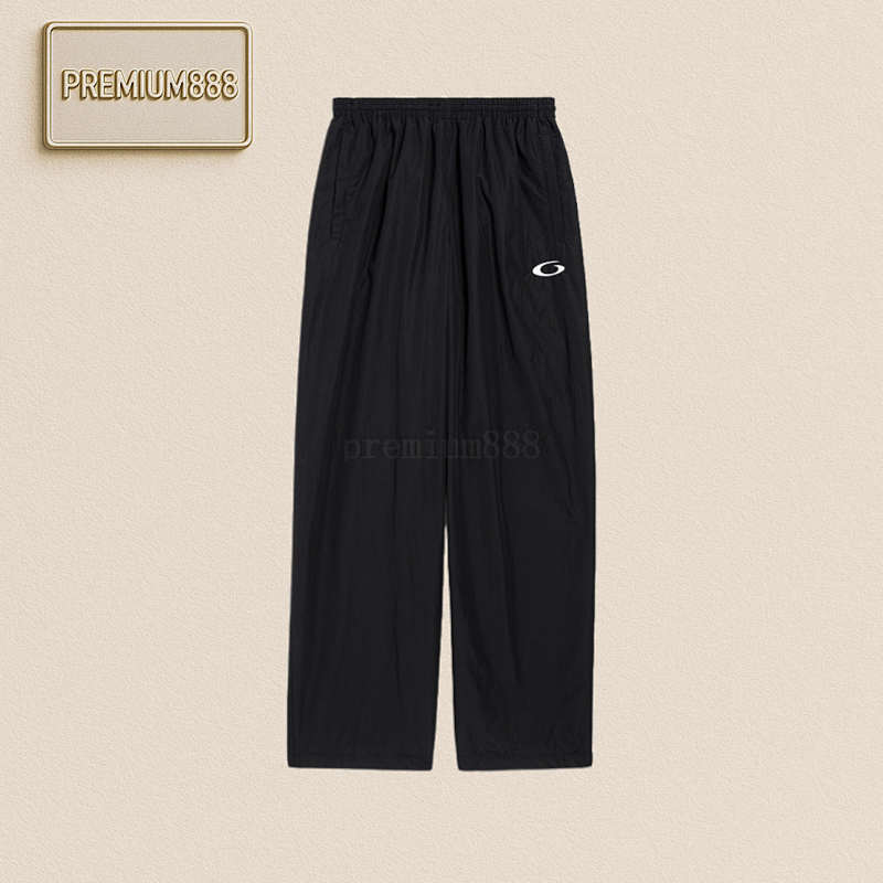 Ba Lenciaga Balenciaga Ring Embroidery Woven Pants