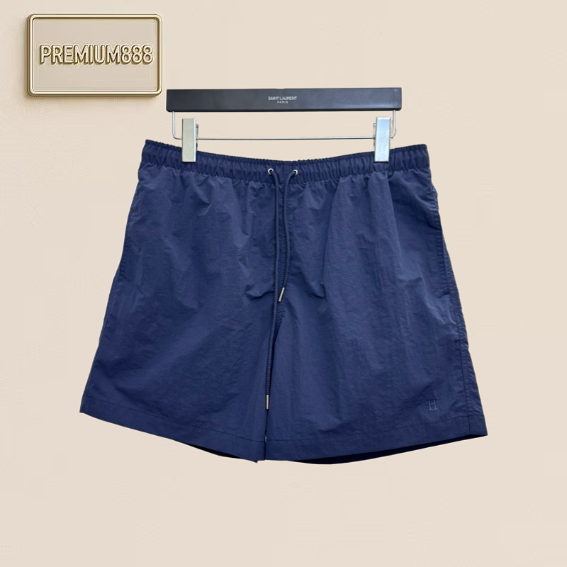 Hremes Hermès H Small Logo Embroidered Beach Quick-drying Shorts