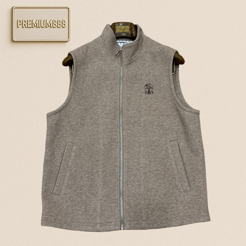 BC Brunello Standing Collar Zip Knit Casual Jacket