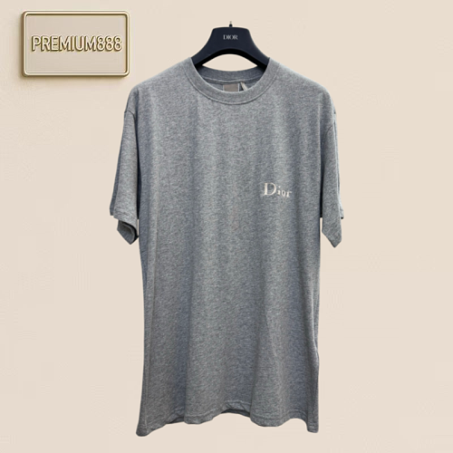 Dio - Short-sleeved T-shirt With Small Letter Embroidery On The Chest